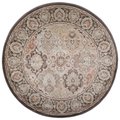 Radici 3802-0014-BROWN Garda Round Oriental Rugs, Brown - 5 ft. 3 in. 3802/0014/BROWN